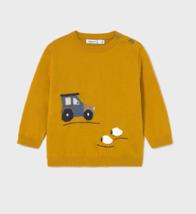 Mayoral Tractor Design Jumper Style 2343 - Ochre