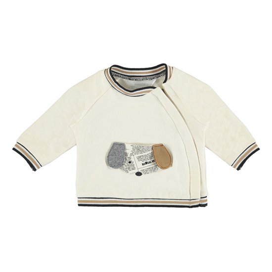 Mayoral Bone Pullover with Dog Applique Style 2406