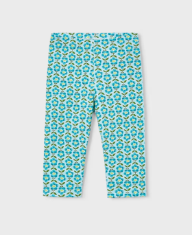 Mayoral Tile Design Flower Printed Leggings Style 3722 - Ocean