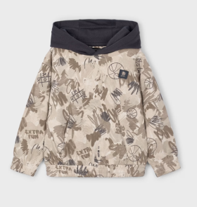 Mayoral Graffiti Style Print Hoodie Style 4403 - Cereal