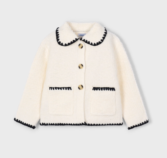 Mayoral Knitted Jacket/Cardigan Style 4436 - Almond