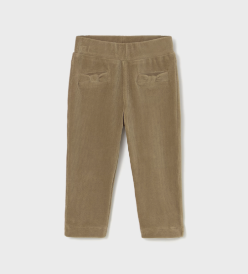 Mayoral Bow Pocket Cord Trousers Style 514 - Cinnamon