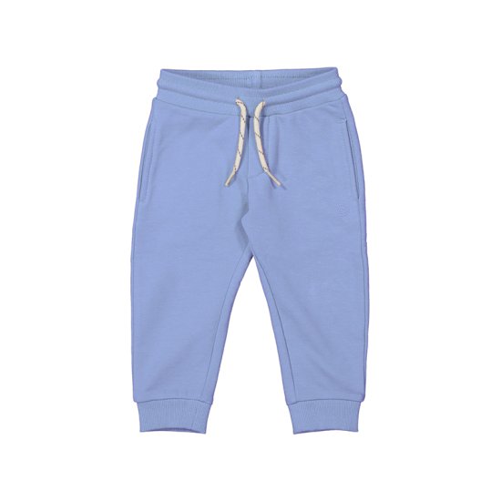 Mayoral Basic Cuffed Fleece Trousers Style 704 - Sky Blue