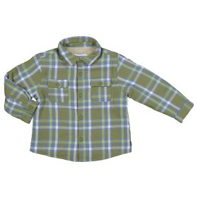 Mayoral L/S Checked Padded Overshirt Style 2187 - Forest