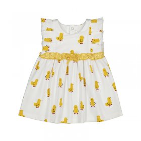 Mayoral White Duck Dress Style 1810 - Corn