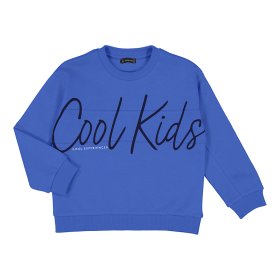 Mayoral 'Cool Kids' Text Sweatshirt Style 4449 - Cerulean