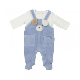 Mayoral Cord One Piece Romper Style 2617 - Sky