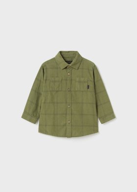 Mayoral Corduroy Checked Overshirt Style 2174 - Bayleaf