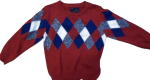 Mayoral Dark Red Argyle Pattern Jumper Style 2327