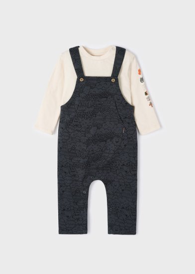 Mayoral Top & Dungaree Set Style 2654 - Carbon