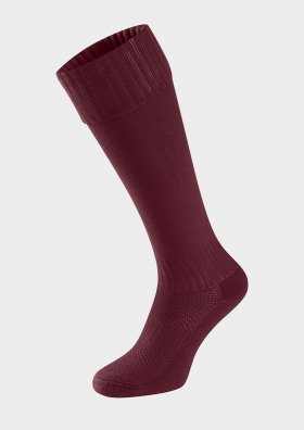Maroon Football Socks