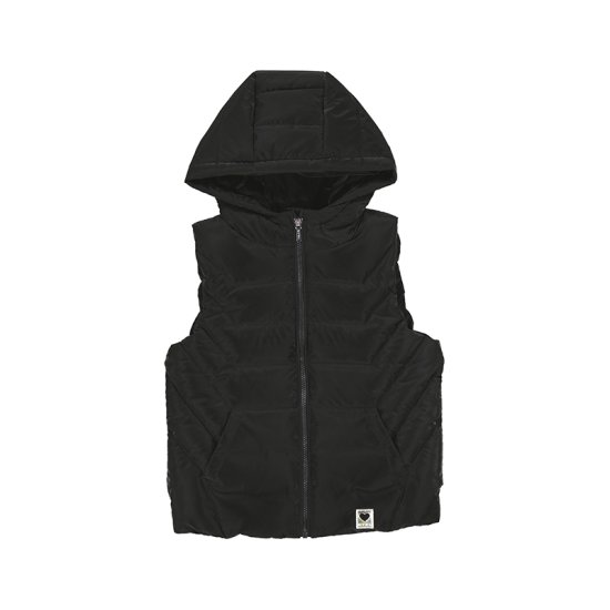 Mayoral Hooded Quilted Gilet Style 4366 - Black