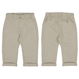 Mayoral Jacquard Check Pants Style 2532 - Latte