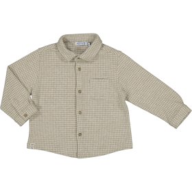 Mayoral Jacquard Checked Overshirt Style 2186 - Latte