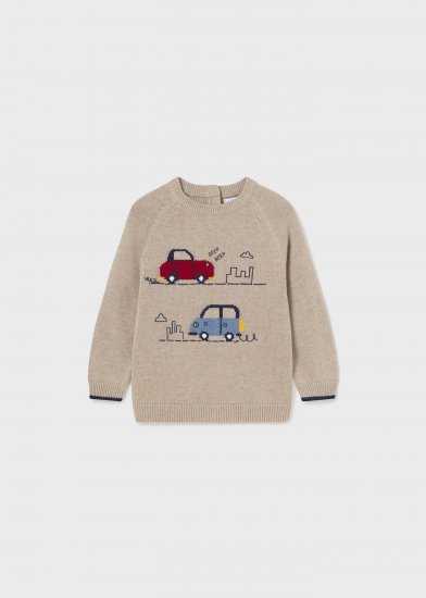 Mayoral Jumper with Cars Style 2316 - Stone