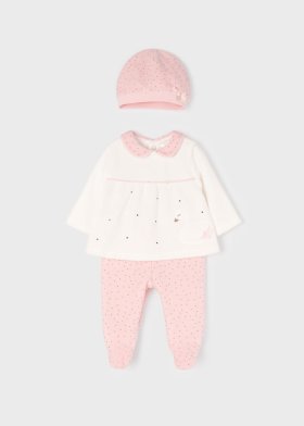 Mayoral 3-Piece Set Style 2502 - Baby Rose