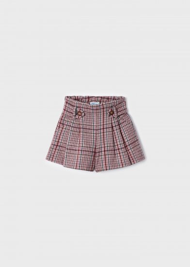 Mayoral Plaid Shorts Style 4216 - Orchid