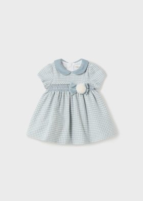 Mayoral S/S Smocked Dress Style 2864 - Snow