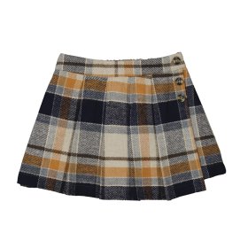 Mayoral Tartan/Plaid 'Skort' Style 4909 - Navy