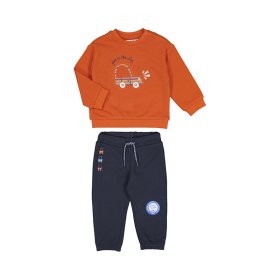 Mayoral Two Piece Car Tracksuit Style 2821 - Orange