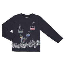 Mayoral Glow in the Dark L/S T-Shirt Style 4077 - Blue