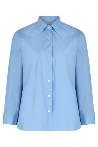 Girls Blue Long Sleeved Blouse